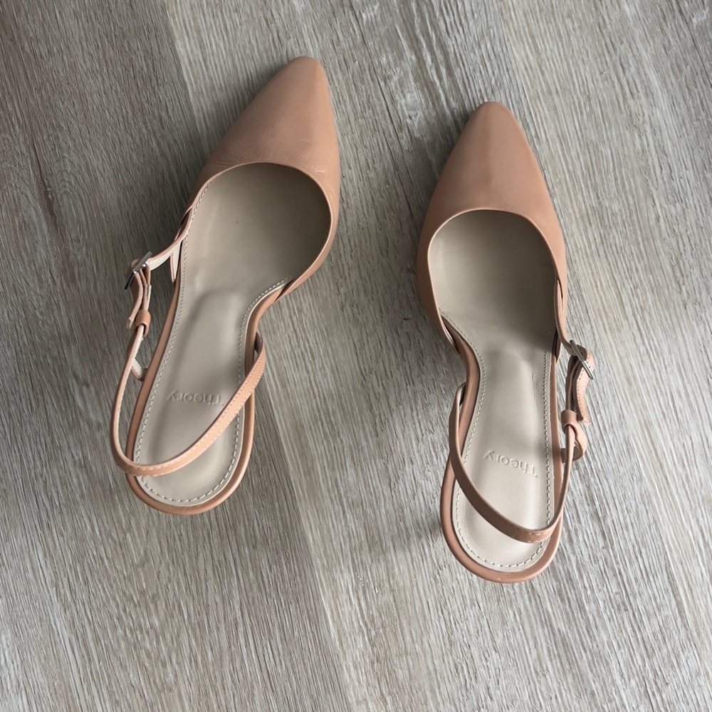 Chic Tan Slingback Heels - image 3